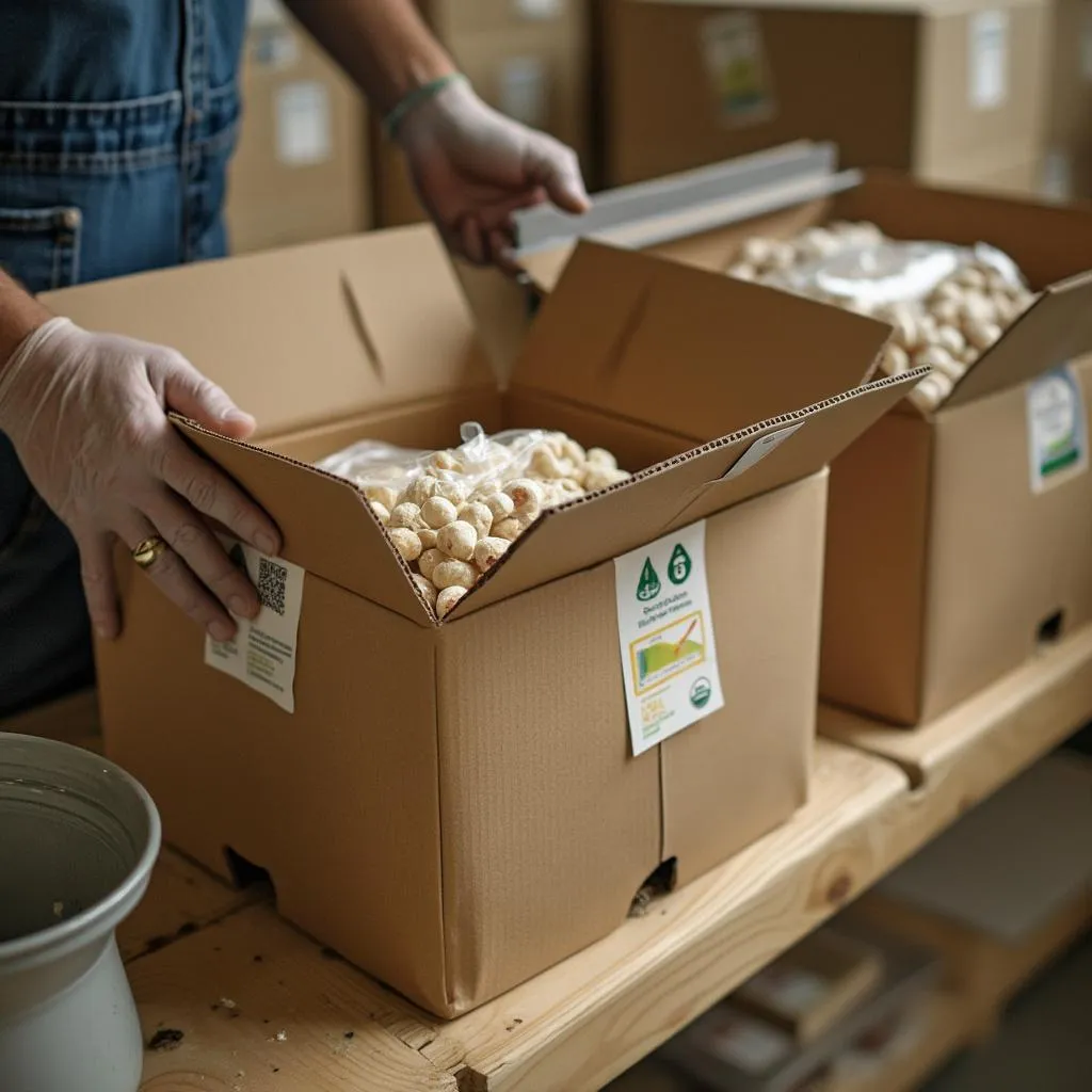 Пакування продукції для експорту